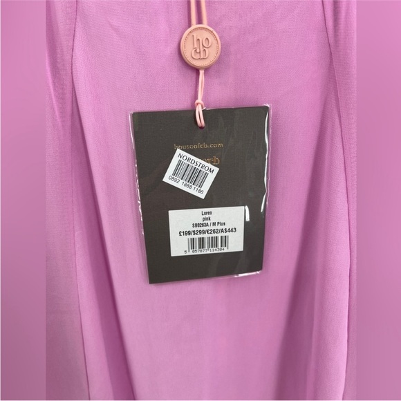 HOUSE OF CB 'Loren' Pink Corset Maxi Dress M+ - Picture 4 of 6